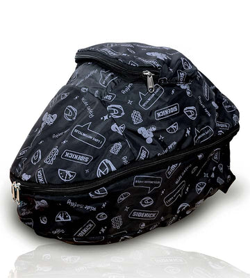 Sidekick Foldable Helmet Bag fits all full face and half face helmets.